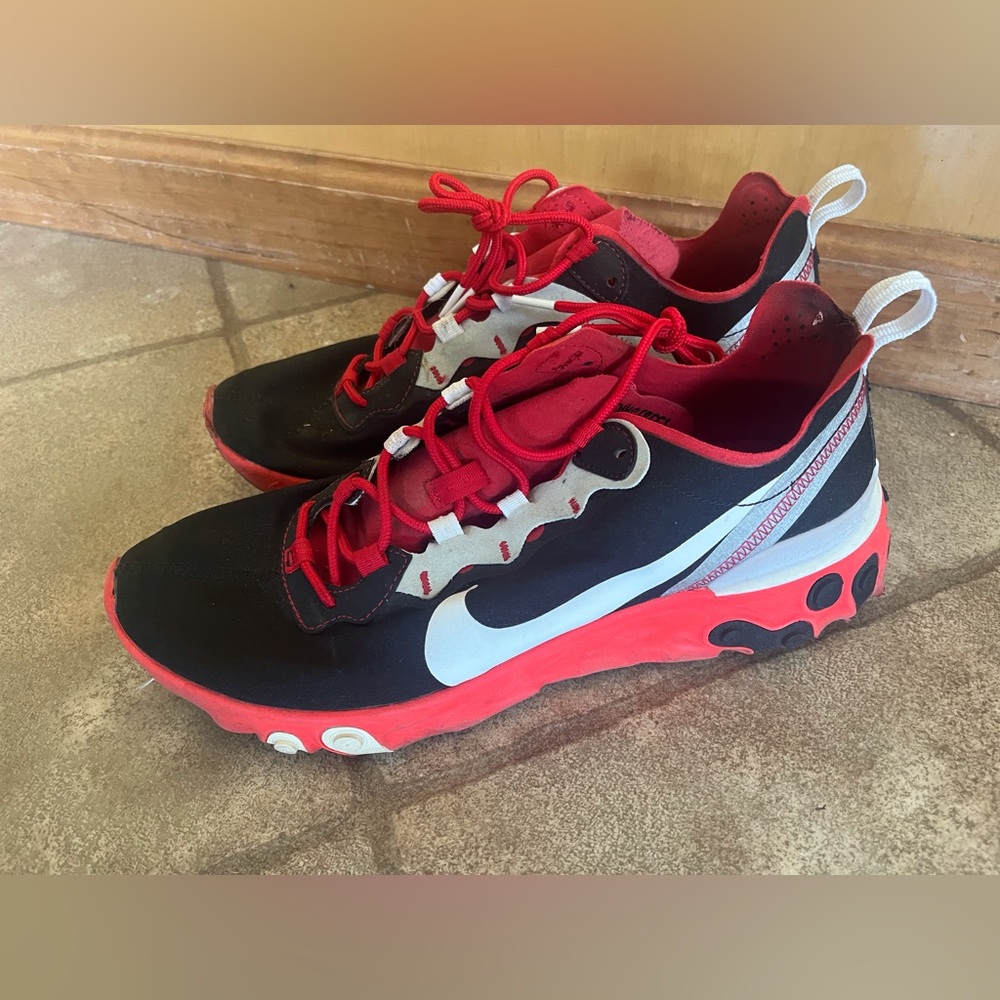 Nike React Element 55 Red Orbit Sz 10.5 - image 1